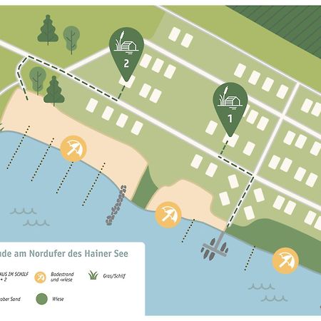 Haus Im Schilf 2 - Ferienwohnungen Am Hainer See Bei Leipzig Neukieritzsch Eksteriør billede