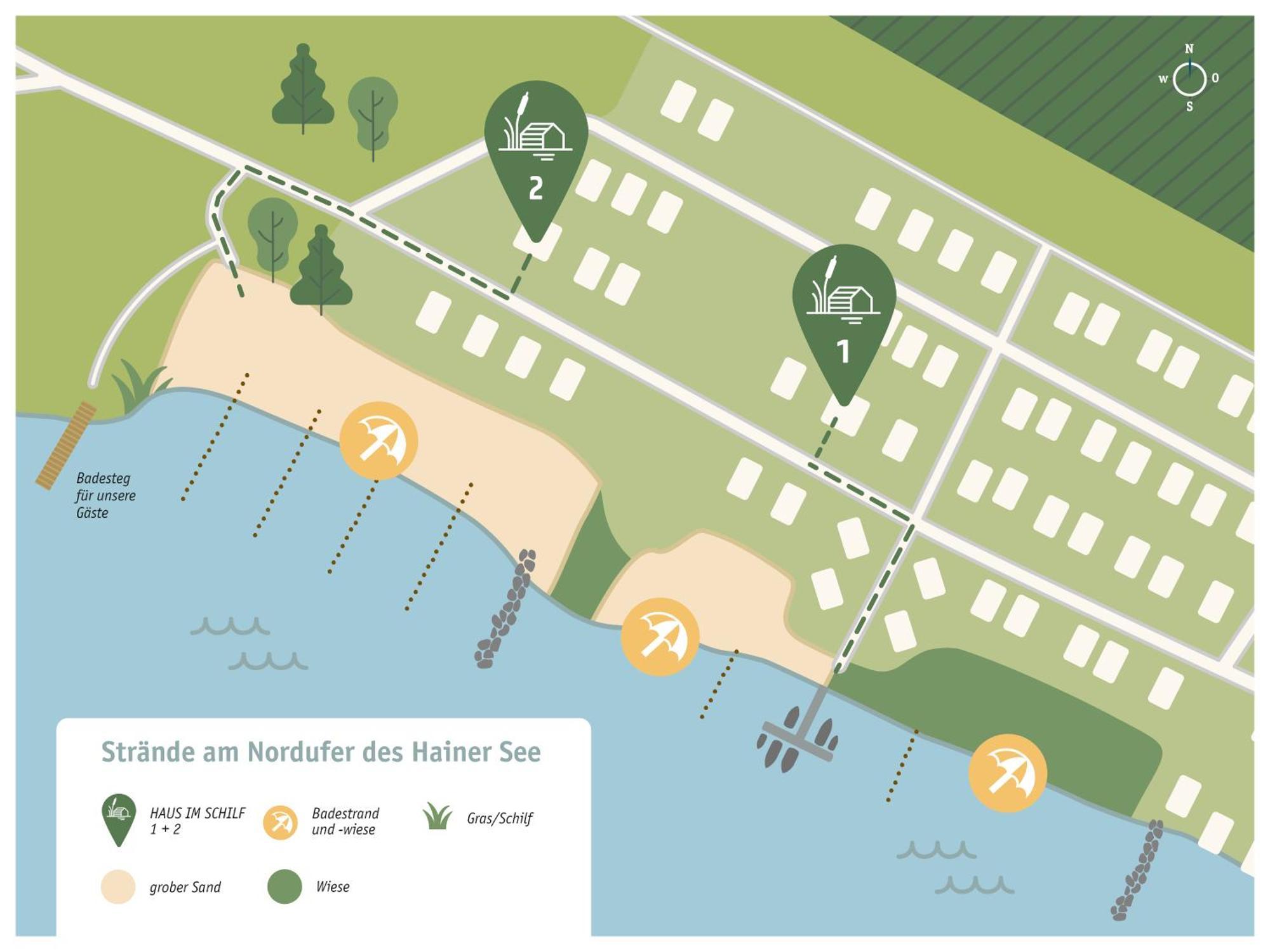 Haus Im Schilf 2 - Ferienwohnungen Am Hainer See Bei Leipzig Neukieritzsch Eksteriør billede